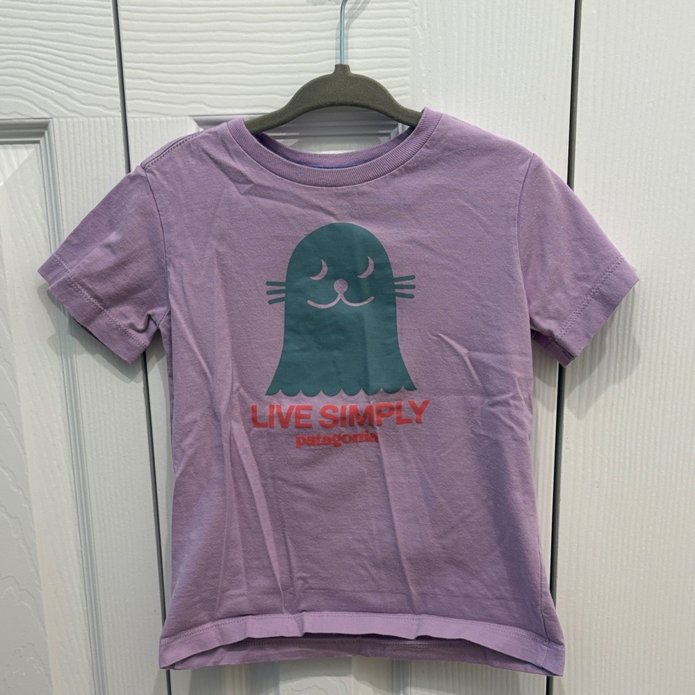 Patagonia Kids Lavender Seal Tee
